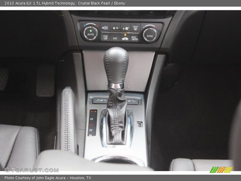 Crystal Black Pearl / Ebony 2013 Acura ILX 1.5L Hybrid Technology