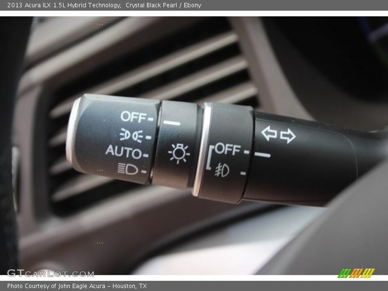 Crystal Black Pearl / Ebony 2013 Acura ILX 1.5L Hybrid Technology