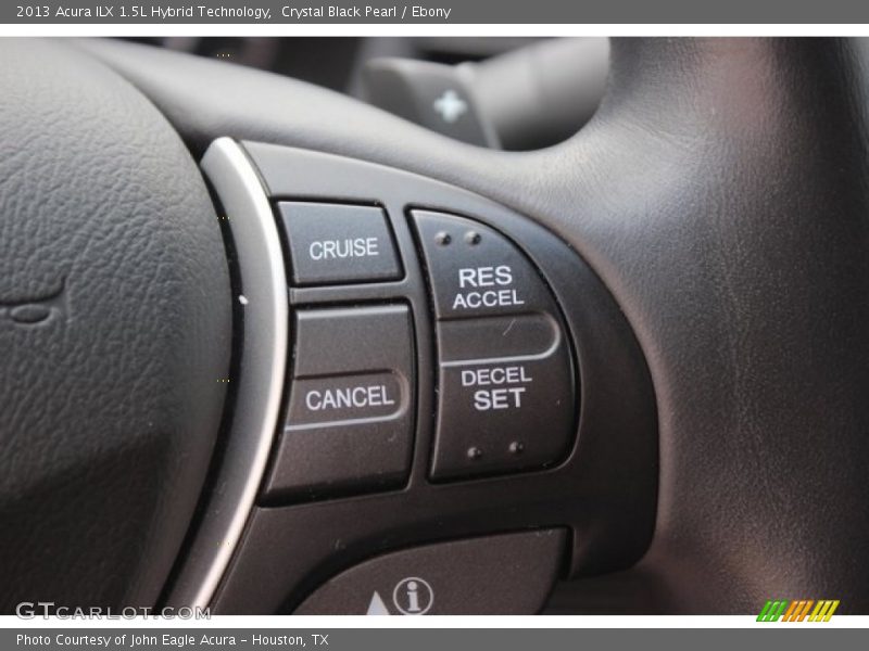 Crystal Black Pearl / Ebony 2013 Acura ILX 1.5L Hybrid Technology