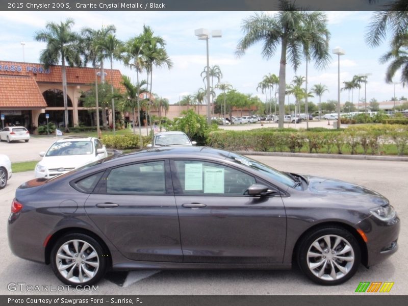 Granite Crystal Metallic / Black 2015 Chrysler 200 S