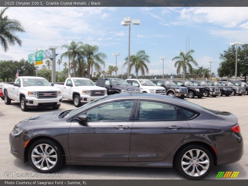 Granite Crystal Metallic / Black 2015 Chrysler 200 S