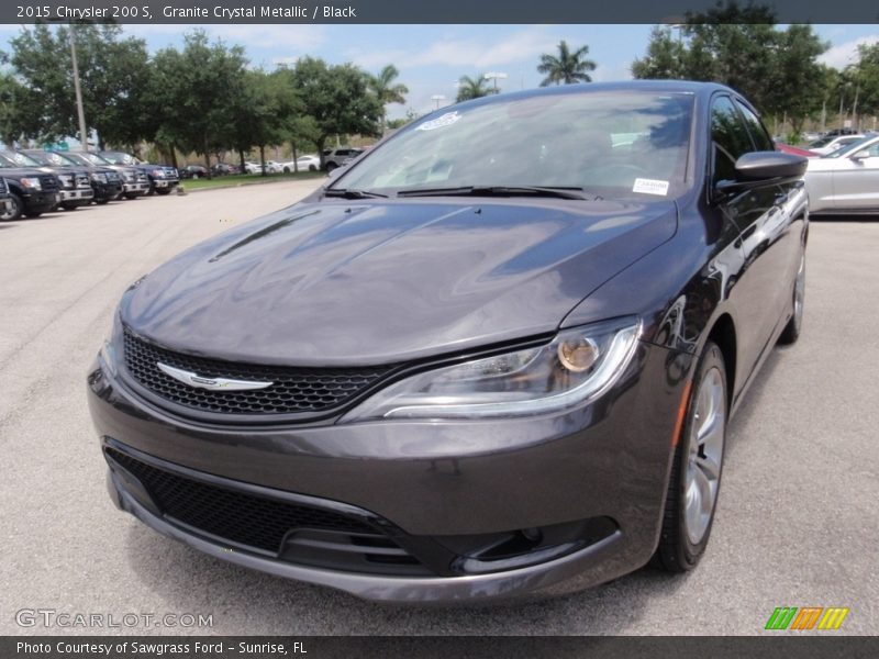 Granite Crystal Metallic / Black 2015 Chrysler 200 S