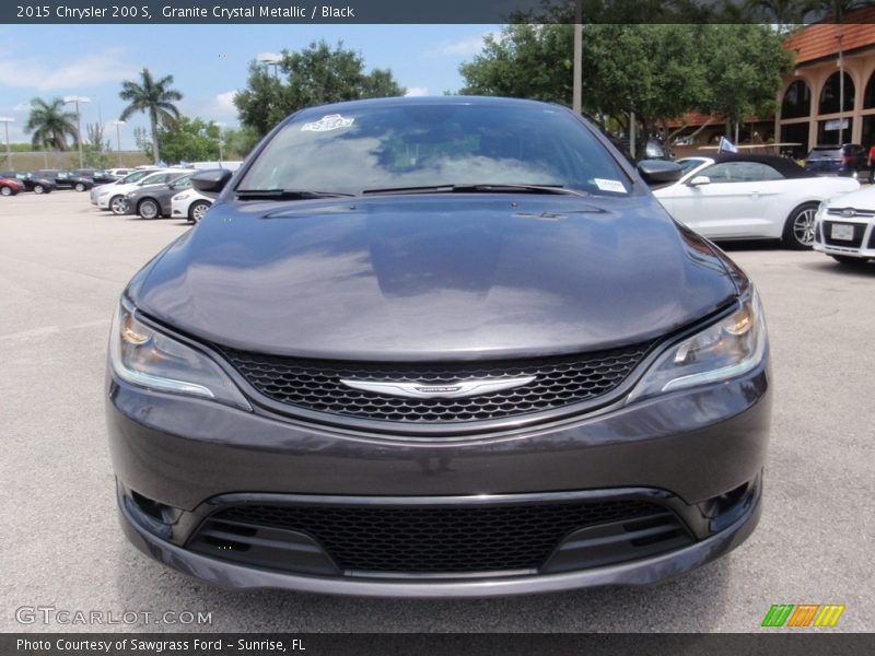 Granite Crystal Metallic / Black 2015 Chrysler 200 S