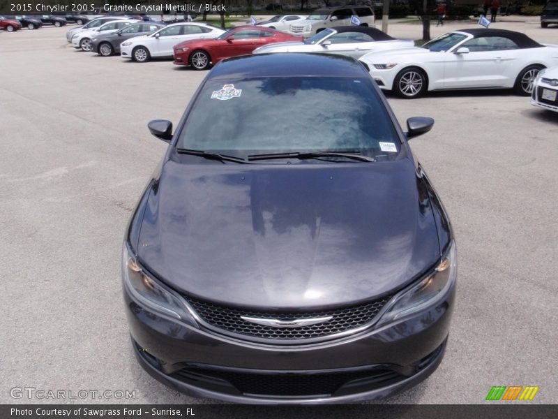 Granite Crystal Metallic / Black 2015 Chrysler 200 S