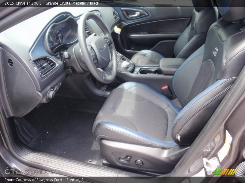 Granite Crystal Metallic / Black 2015 Chrysler 200 S