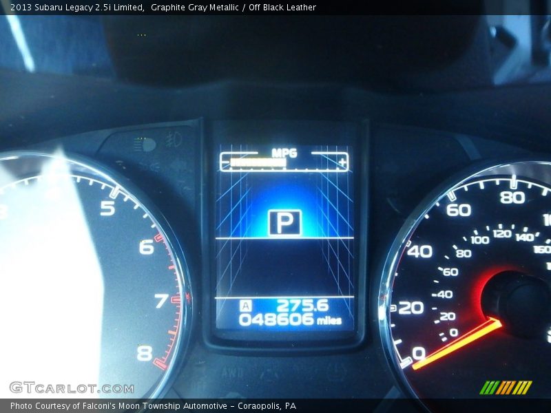 Graphite Gray Metallic / Off Black Leather 2013 Subaru Legacy 2.5i Limited