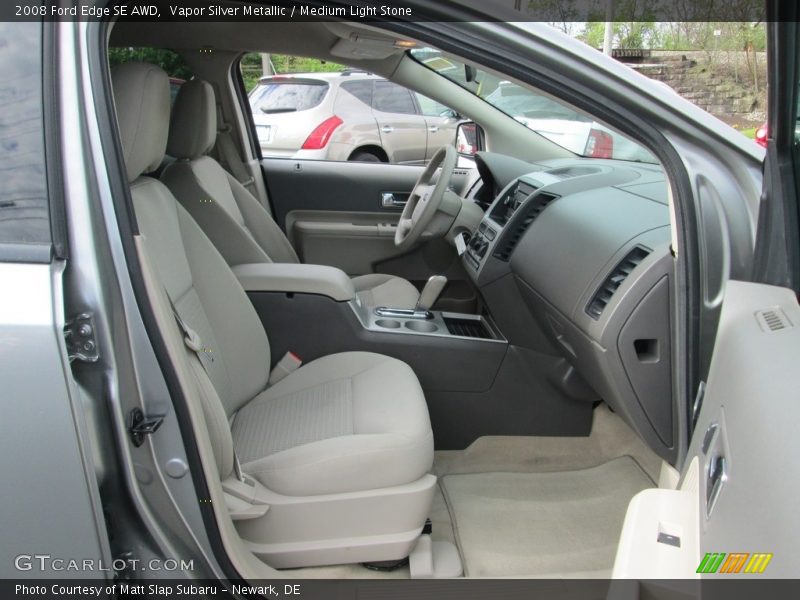 Vapor Silver Metallic / Medium Light Stone 2008 Ford Edge SE AWD