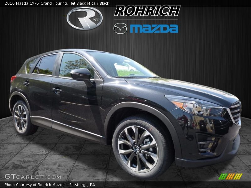 Jet Black Mica / Black 2016 Mazda CX-5 Grand Touring
