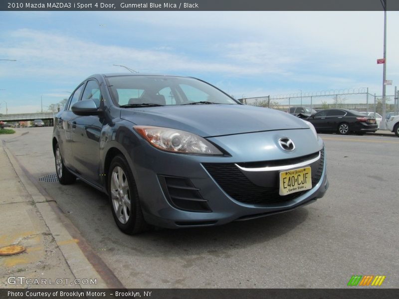 Gunmetal Blue Mica / Black 2010 Mazda MAZDA3 i Sport 4 Door