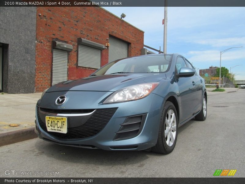 Gunmetal Blue Mica / Black 2010 Mazda MAZDA3 i Sport 4 Door