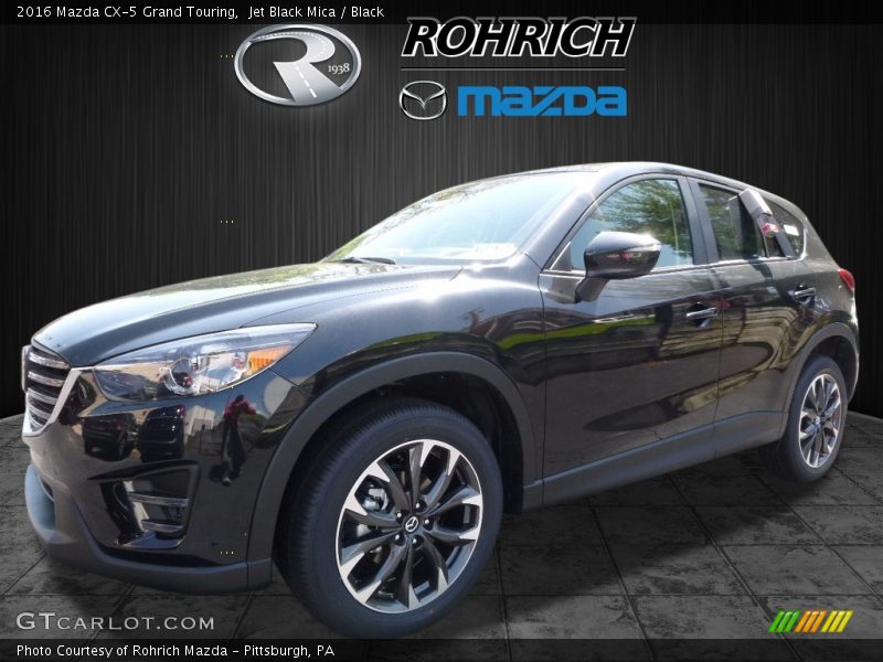 Jet Black Mica / Black 2016 Mazda CX-5 Grand Touring
