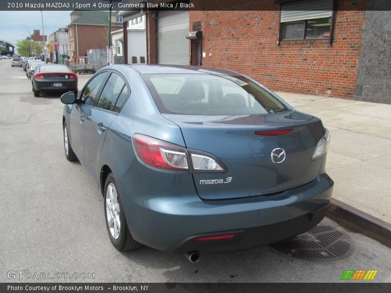 Gunmetal Blue Mica / Black 2010 Mazda MAZDA3 i Sport 4 Door