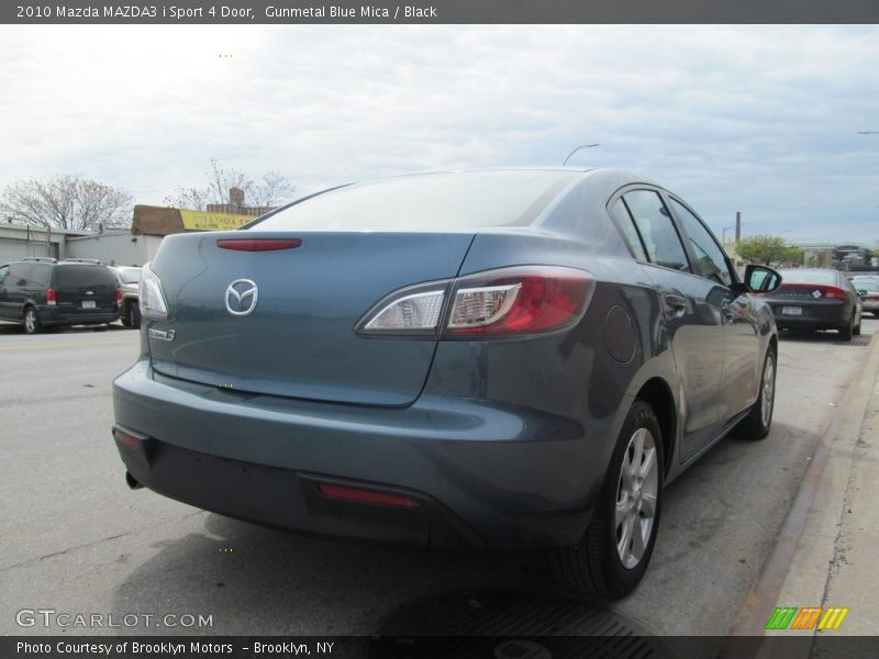 Gunmetal Blue Mica / Black 2010 Mazda MAZDA3 i Sport 4 Door