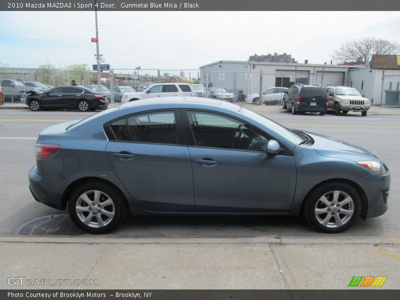 Gunmetal Blue Mica / Black 2010 Mazda MAZDA3 i Sport 4 Door