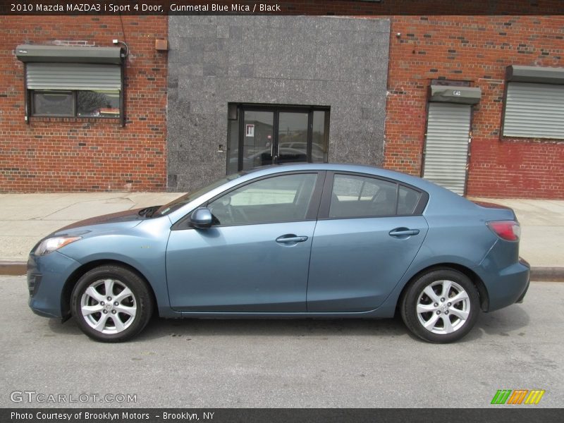 Gunmetal Blue Mica / Black 2010 Mazda MAZDA3 i Sport 4 Door