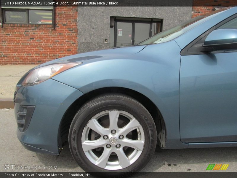Gunmetal Blue Mica / Black 2010 Mazda MAZDA3 i Sport 4 Door