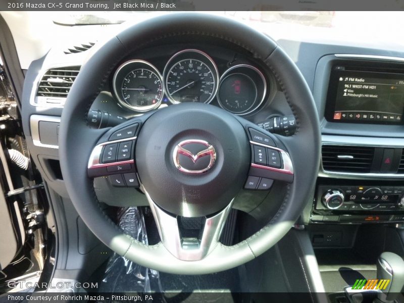 Jet Black Mica / Black 2016 Mazda CX-5 Grand Touring