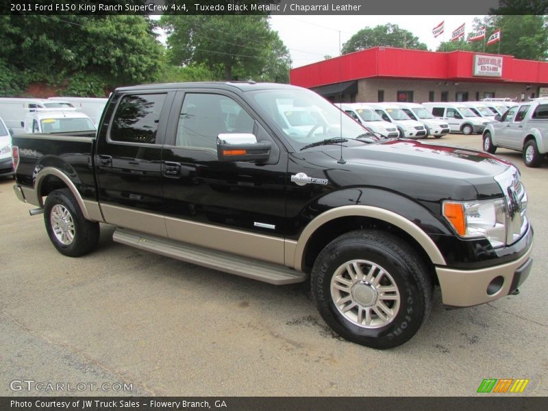 Tuxedo Black Metallic / Chaparral Leather 2011 Ford F150 King Ranch SuperCrew 4x4