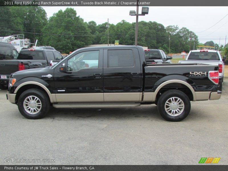 Tuxedo Black Metallic / Chaparral Leather 2011 Ford F150 King Ranch SuperCrew 4x4