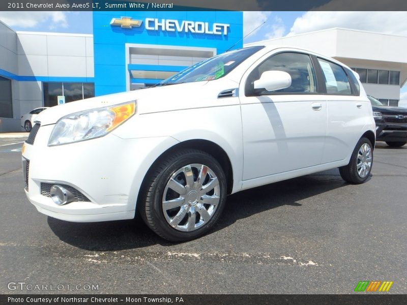 Summit White / Neutral 2011 Chevrolet Aveo Aveo5 LT