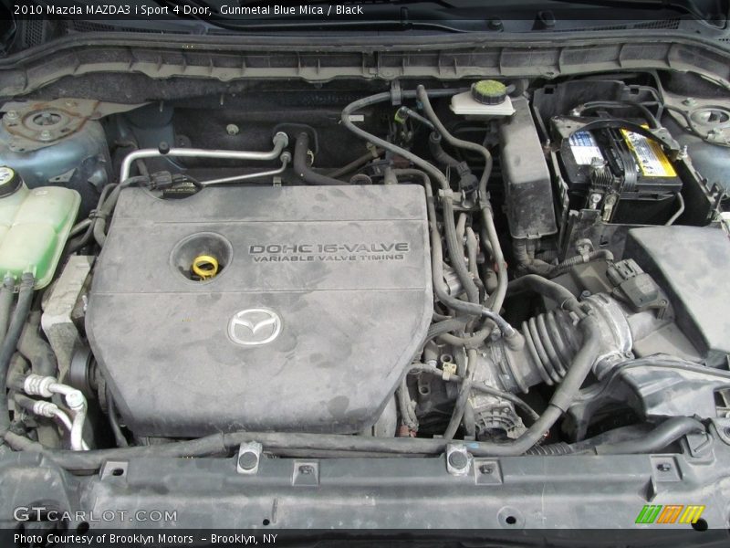 Gunmetal Blue Mica / Black 2010 Mazda MAZDA3 i Sport 4 Door