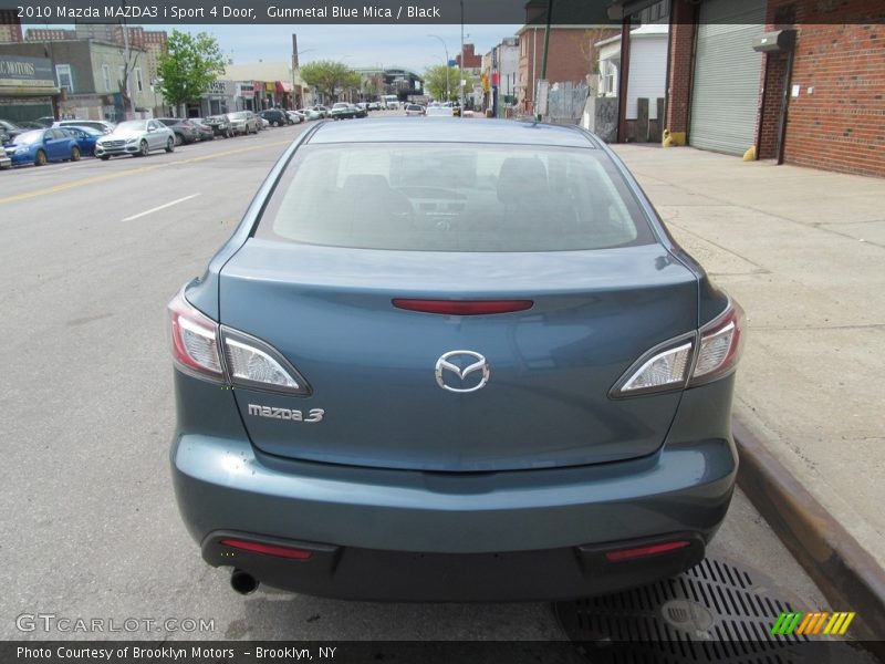 Gunmetal Blue Mica / Black 2010 Mazda MAZDA3 i Sport 4 Door