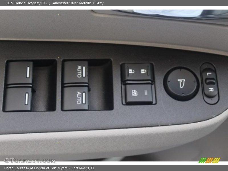 Alabaster Silver Metallic / Gray 2015 Honda Odyssey EX-L
