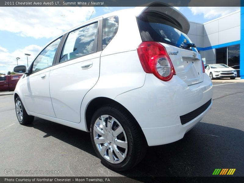 Summit White / Neutral 2011 Chevrolet Aveo Aveo5 LT