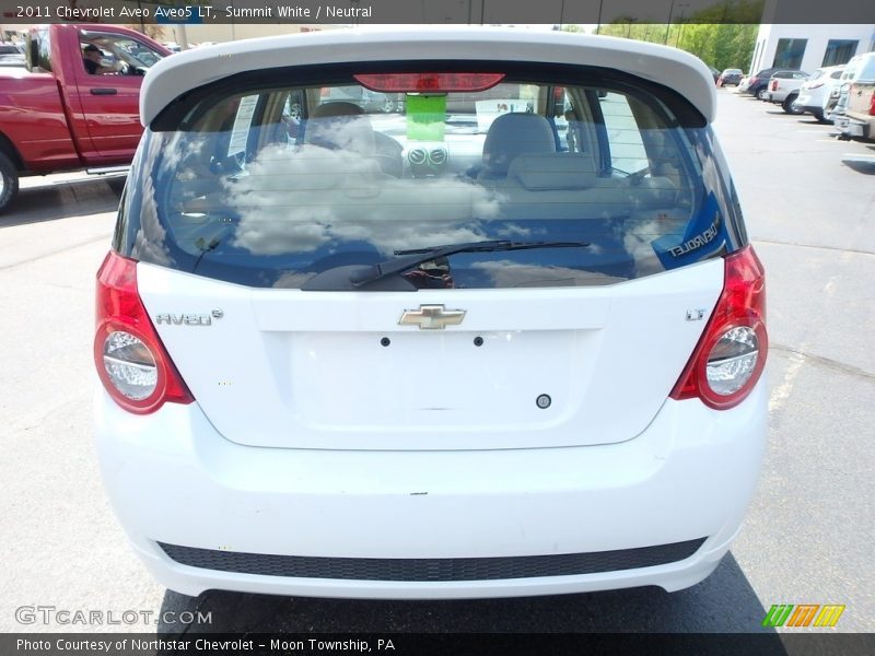 Summit White / Neutral 2011 Chevrolet Aveo Aveo5 LT