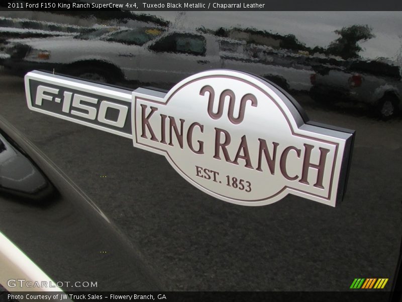 Tuxedo Black Metallic / Chaparral Leather 2011 Ford F150 King Ranch SuperCrew 4x4