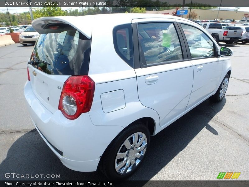 Summit White / Neutral 2011 Chevrolet Aveo Aveo5 LT