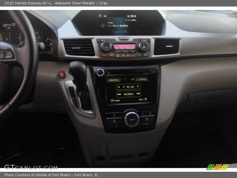 Alabaster Silver Metallic / Gray 2015 Honda Odyssey EX-L