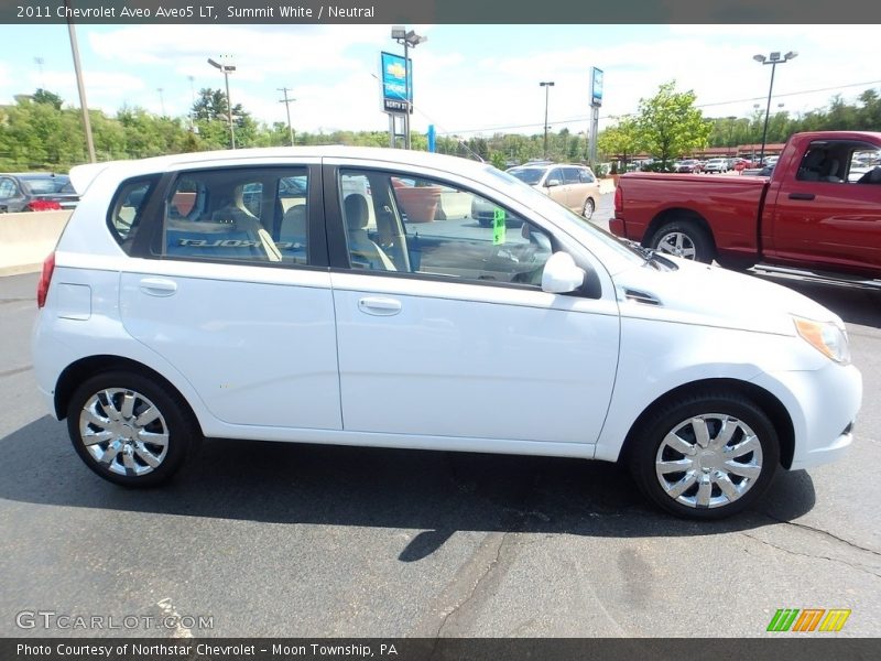 Summit White / Neutral 2011 Chevrolet Aveo Aveo5 LT