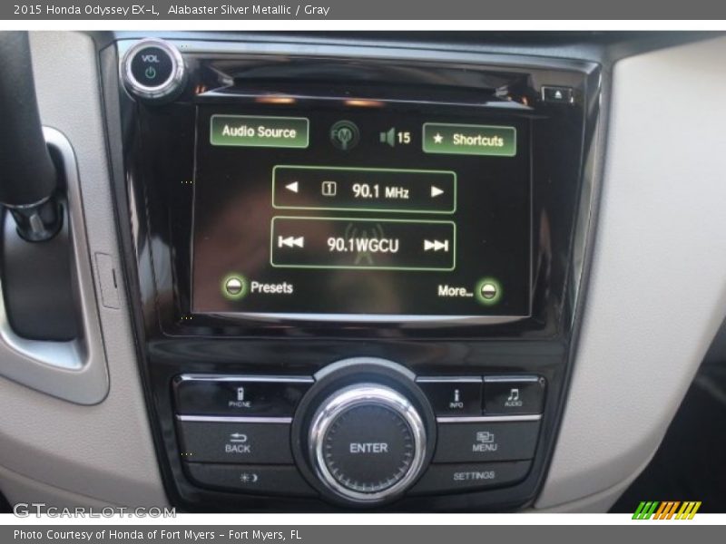 Alabaster Silver Metallic / Gray 2015 Honda Odyssey EX-L
