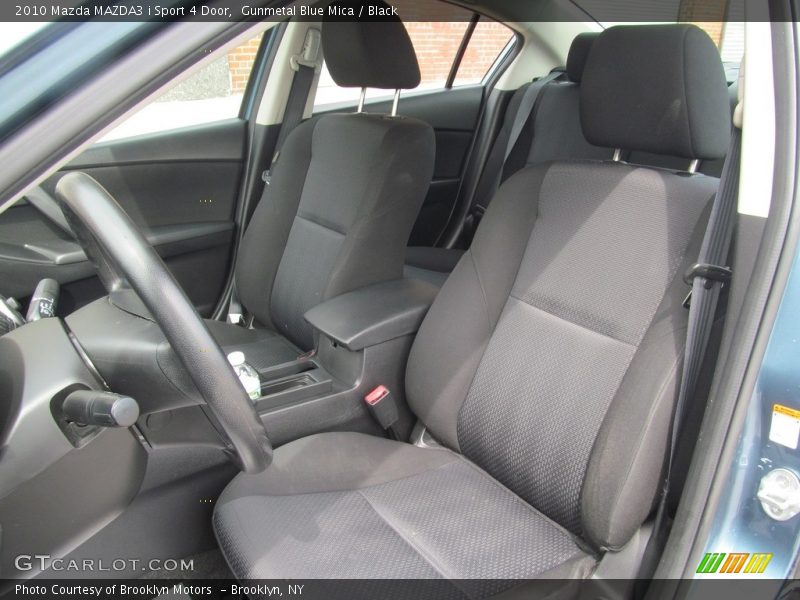 Gunmetal Blue Mica / Black 2010 Mazda MAZDA3 i Sport 4 Door