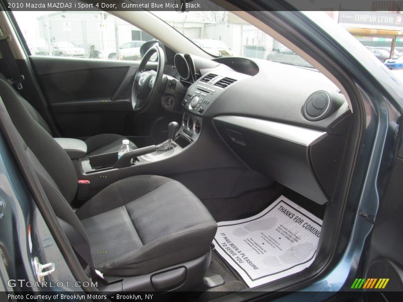 Gunmetal Blue Mica / Black 2010 Mazda MAZDA3 i Sport 4 Door