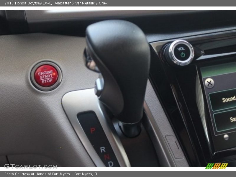 Alabaster Silver Metallic / Gray 2015 Honda Odyssey EX-L