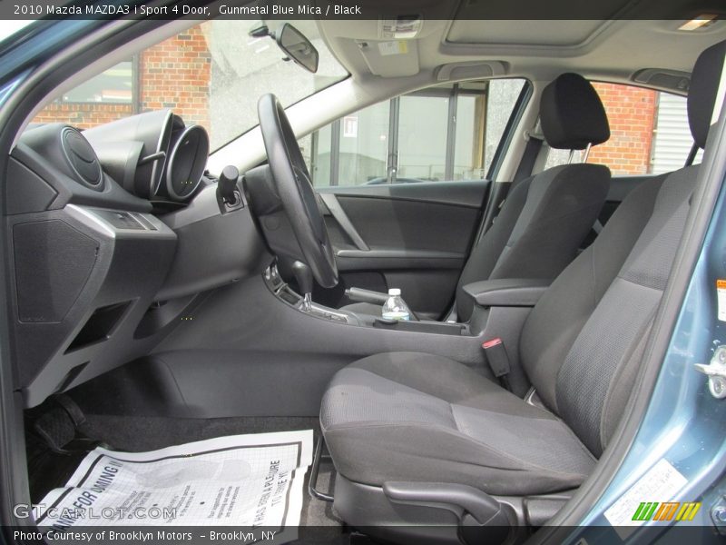 Gunmetal Blue Mica / Black 2010 Mazda MAZDA3 i Sport 4 Door