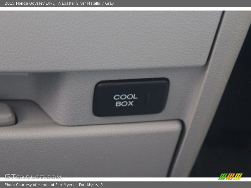 Alabaster Silver Metallic / Gray 2015 Honda Odyssey EX-L
