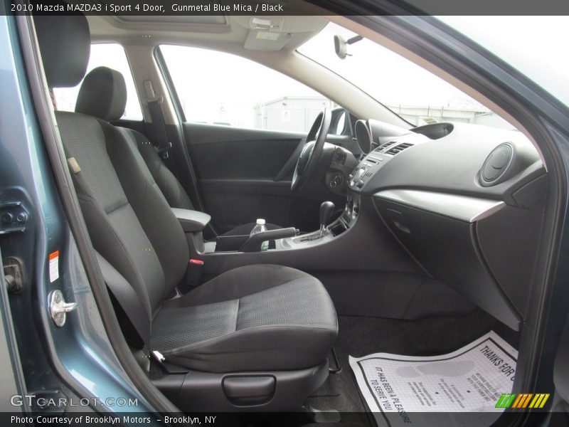 Gunmetal Blue Mica / Black 2010 Mazda MAZDA3 i Sport 4 Door