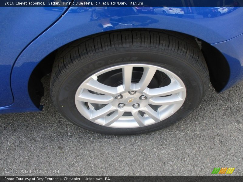 Kinetic Blue Metallic / Jet Black/Dark Titanium 2016 Chevrolet Sonic LT Sedan
