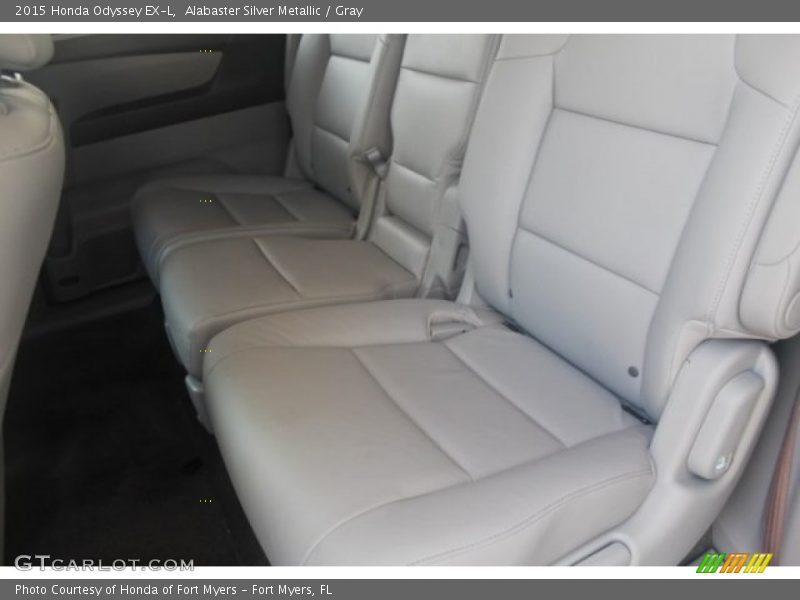 Alabaster Silver Metallic / Gray 2015 Honda Odyssey EX-L