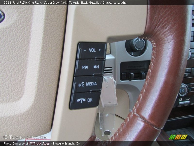 Tuxedo Black Metallic / Chaparral Leather 2011 Ford F150 King Ranch SuperCrew 4x4