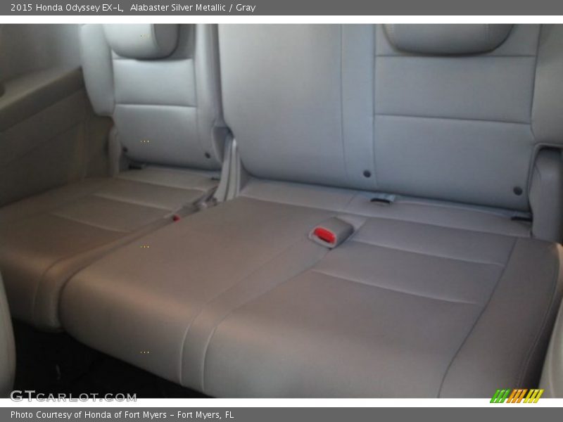 Alabaster Silver Metallic / Gray 2015 Honda Odyssey EX-L