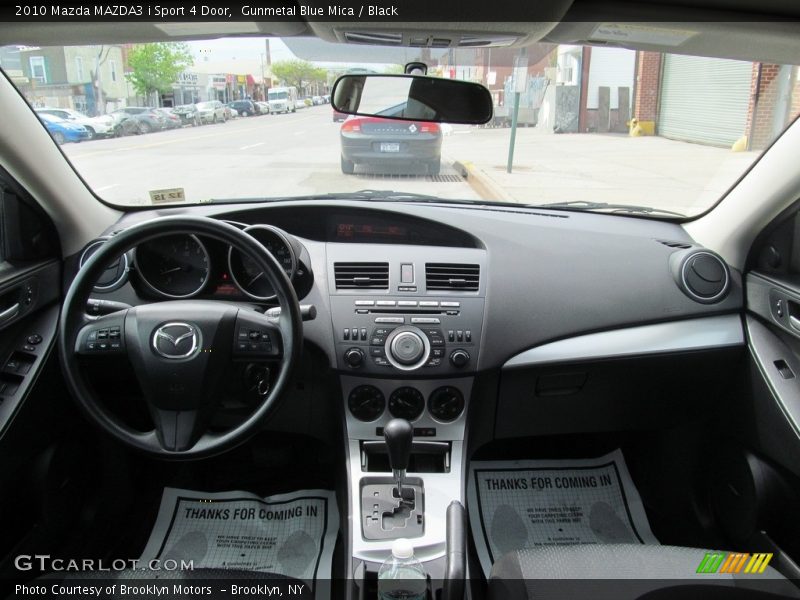 Gunmetal Blue Mica / Black 2010 Mazda MAZDA3 i Sport 4 Door