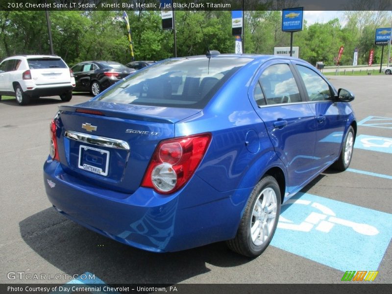 Kinetic Blue Metallic / Jet Black/Dark Titanium 2016 Chevrolet Sonic LT Sedan