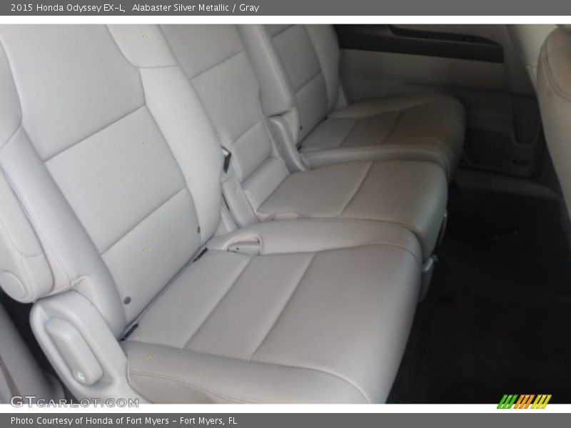 Alabaster Silver Metallic / Gray 2015 Honda Odyssey EX-L