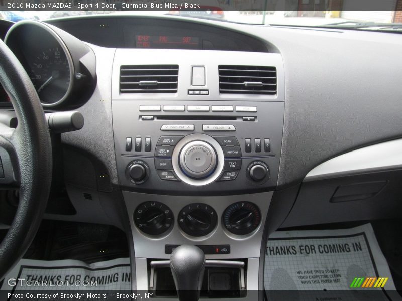 Gunmetal Blue Mica / Black 2010 Mazda MAZDA3 i Sport 4 Door