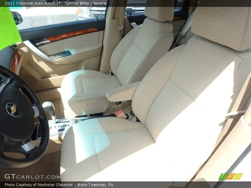 Summit White / Neutral 2011 Chevrolet Aveo Aveo5 LT