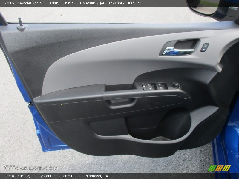 Kinetic Blue Metallic / Jet Black/Dark Titanium 2016 Chevrolet Sonic LT Sedan